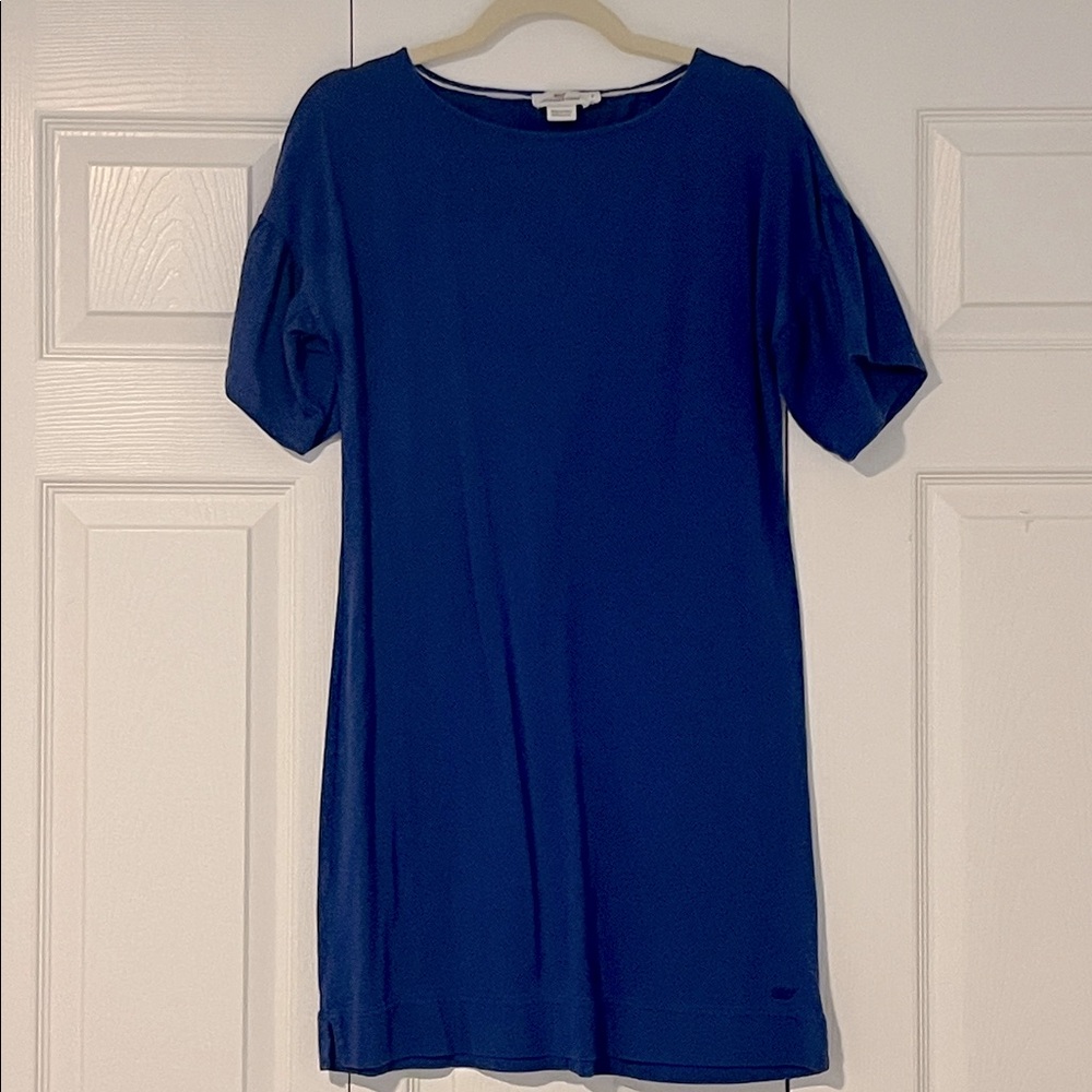 Vineyard Vines Scoop-Neck size Small Cotton Dress - Blue